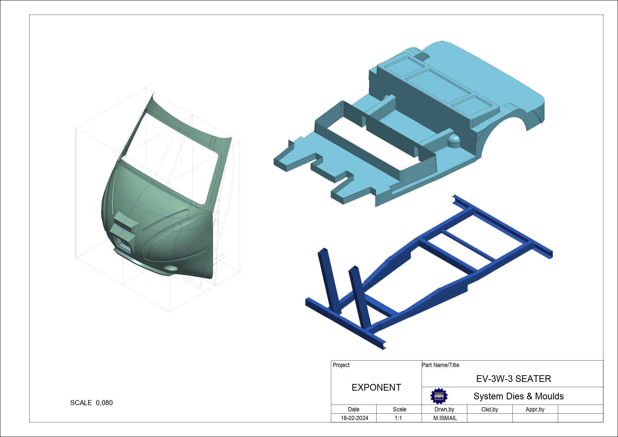 3D - Isometric View